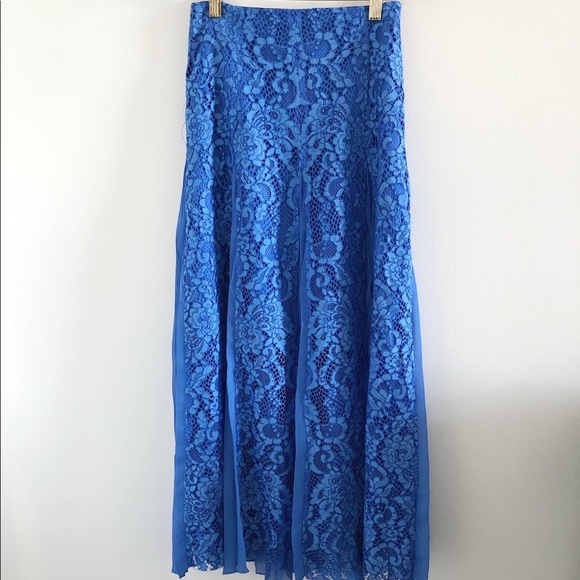 Sandro Paris | Pleated Lace Skirt - Picture 2 of 9